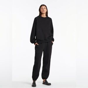 Sir the Label Black Track Pant Sweatpants